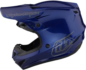 Troy Lee Designs GP Helmet for Motocross MX, Light Weight 16 Vents, Mono Blue, MD, SKU 103931013