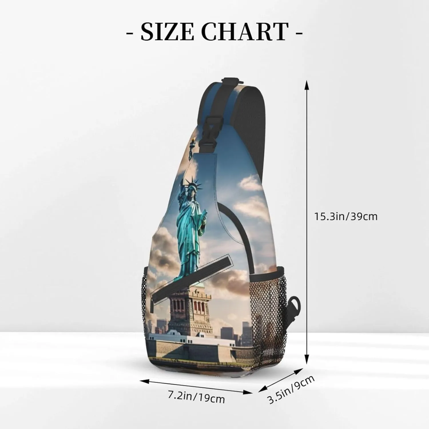 Ufo At Night Crossbody Bag Chest Shoulder Bag Small Casual Backpack Suitable For Women Men Hiking