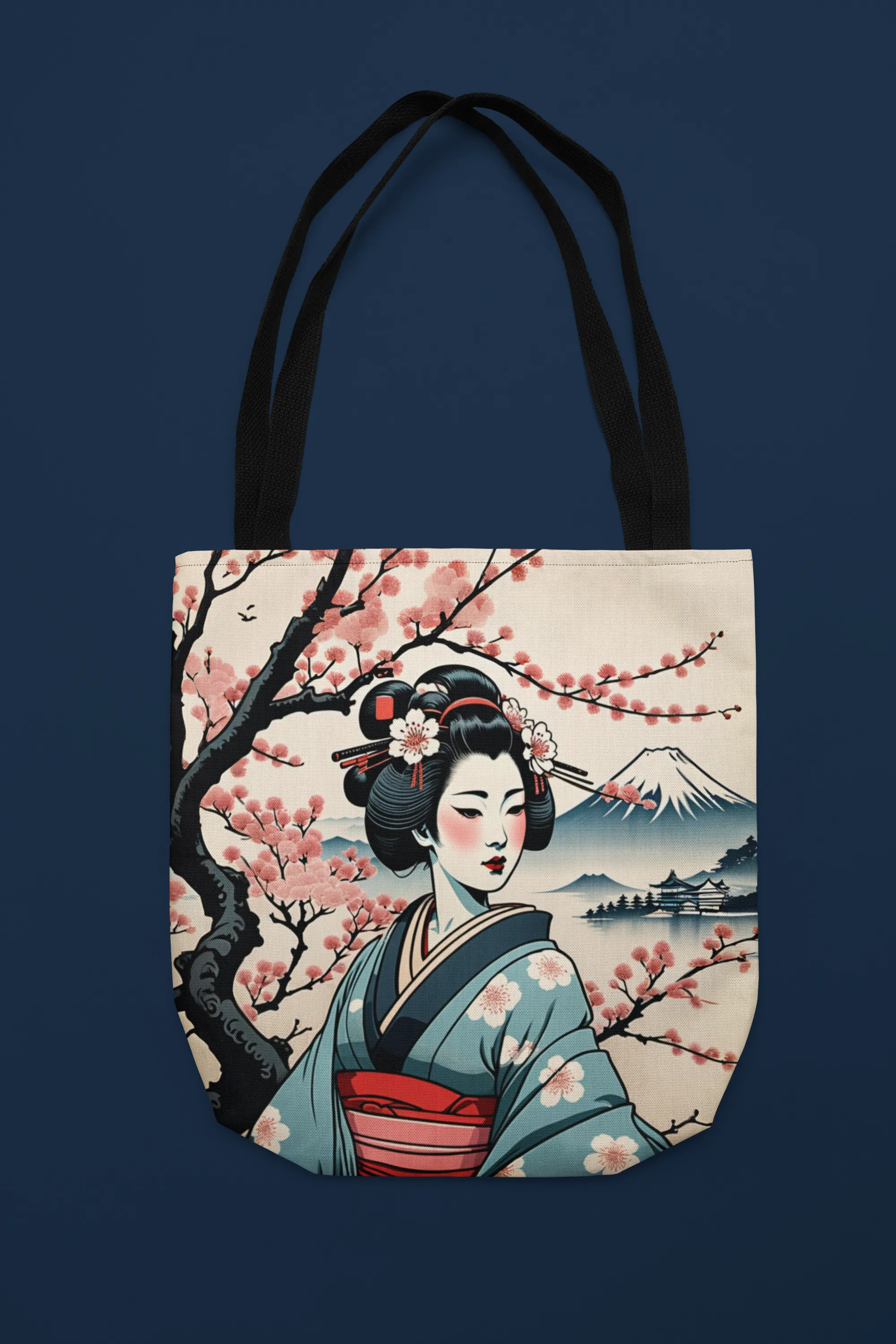 Ukiyo-e Geisha Tote