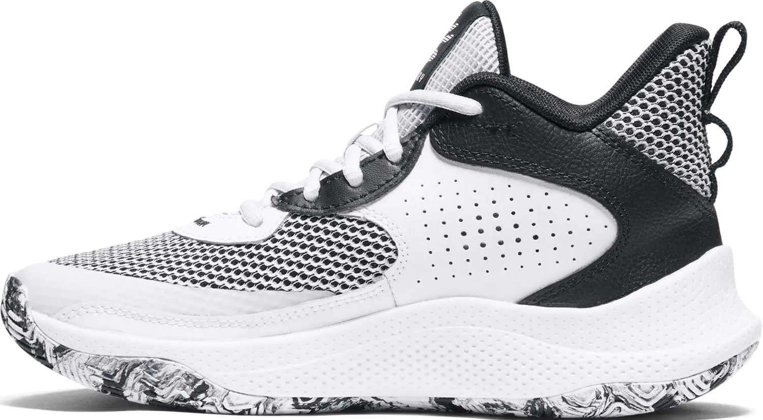 Under Armour - Unisex-Child Gs Curry 3Z 24 Shoes, Color White (101), Size: 7 M US Big Kid