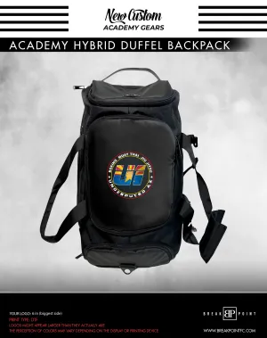 Undisputed AZ Jiu Jitsu Academy Hybrid Duffel Backpack #427