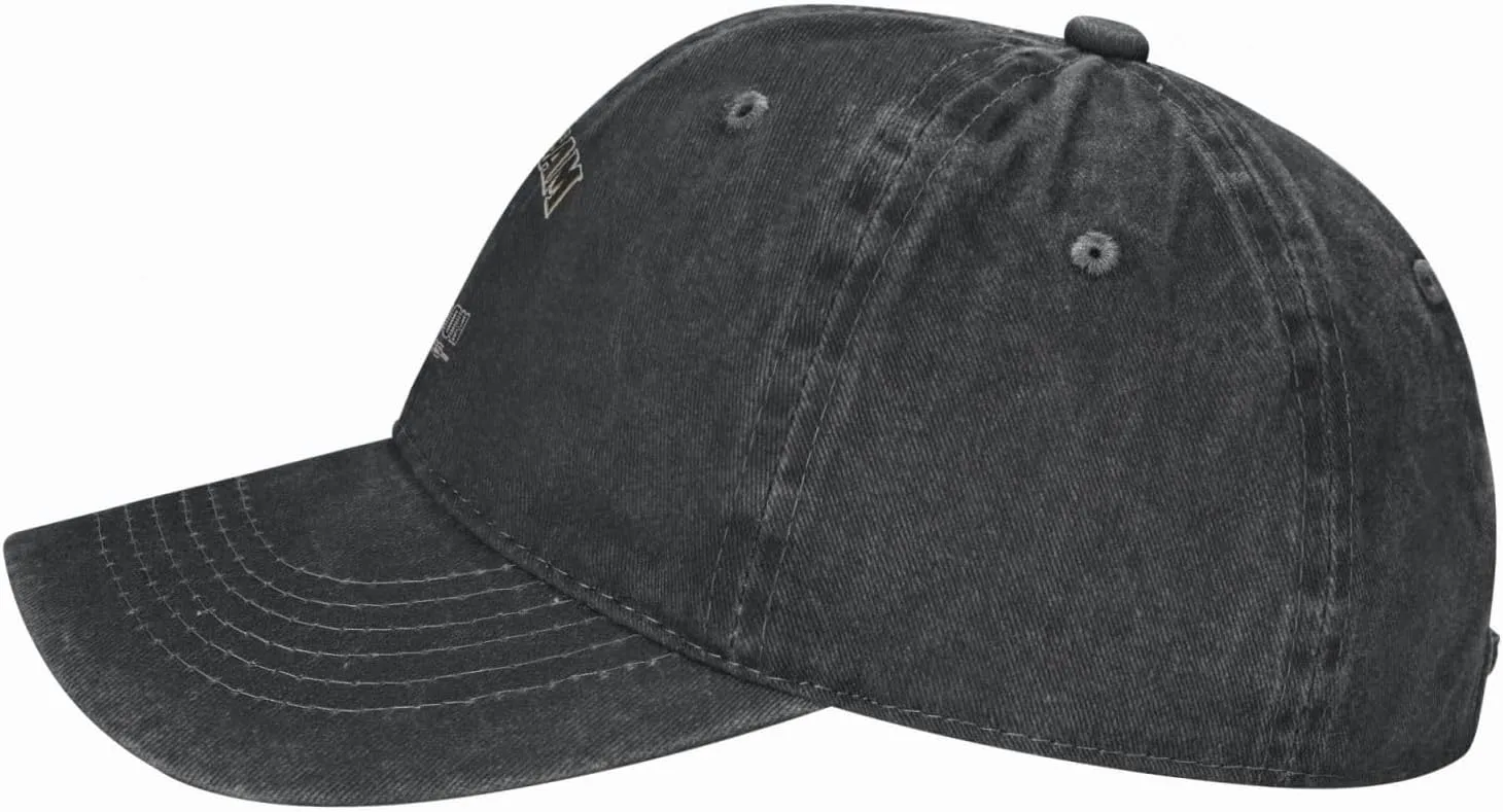 Unisex_Jim_Beam_Logo_ Cowboy Hat Trucker Dad Gift Adjustable Buckle Closure Sunhat