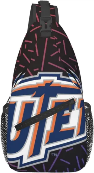 Utep Miners Crossbody For Men Women Sling Chest Bag Shoulder Bag Lightweight One Strap Backpack Multipurpose Travel Hiking Daypack