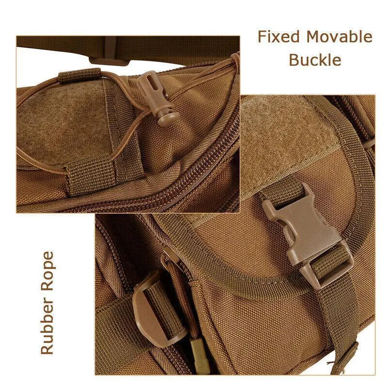 Utility Tactical Men Waist Bag Pack Pouch Military Hiking Camping Belt Bag Au