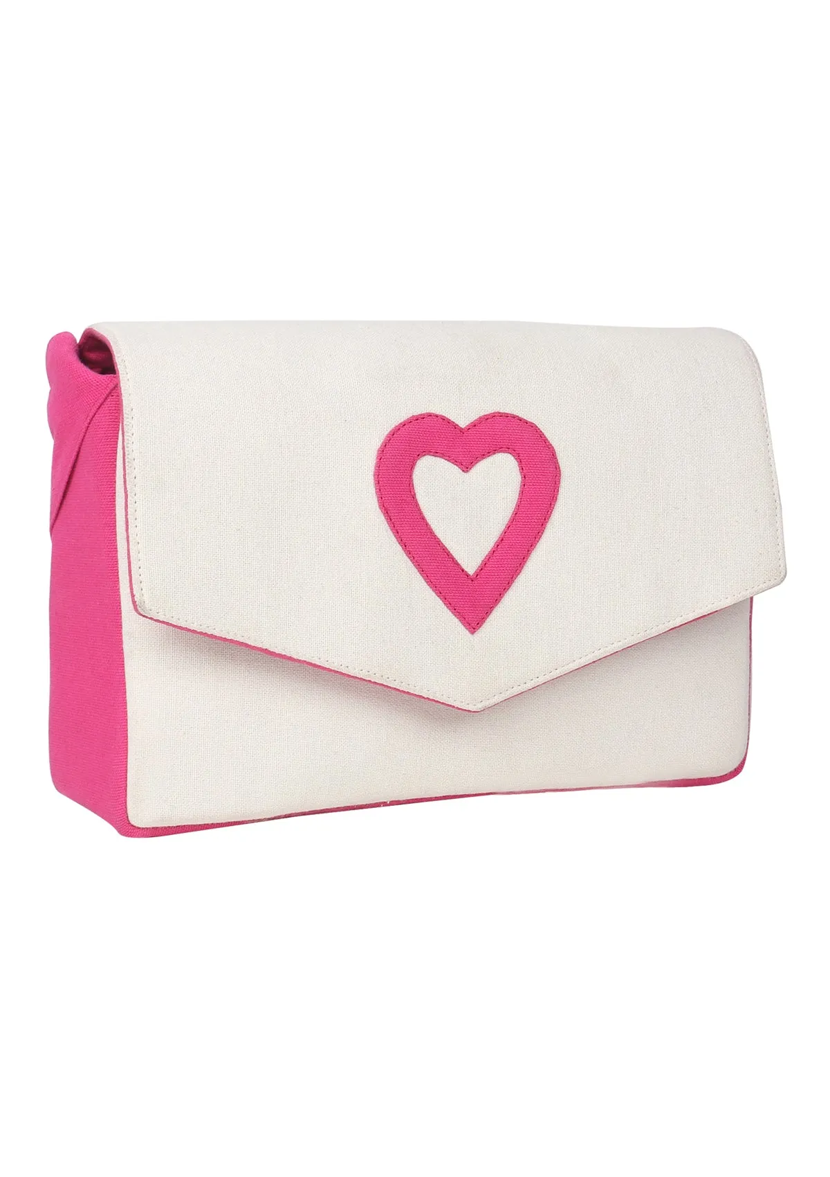 VALENTINE CLUTCH HOT PINK