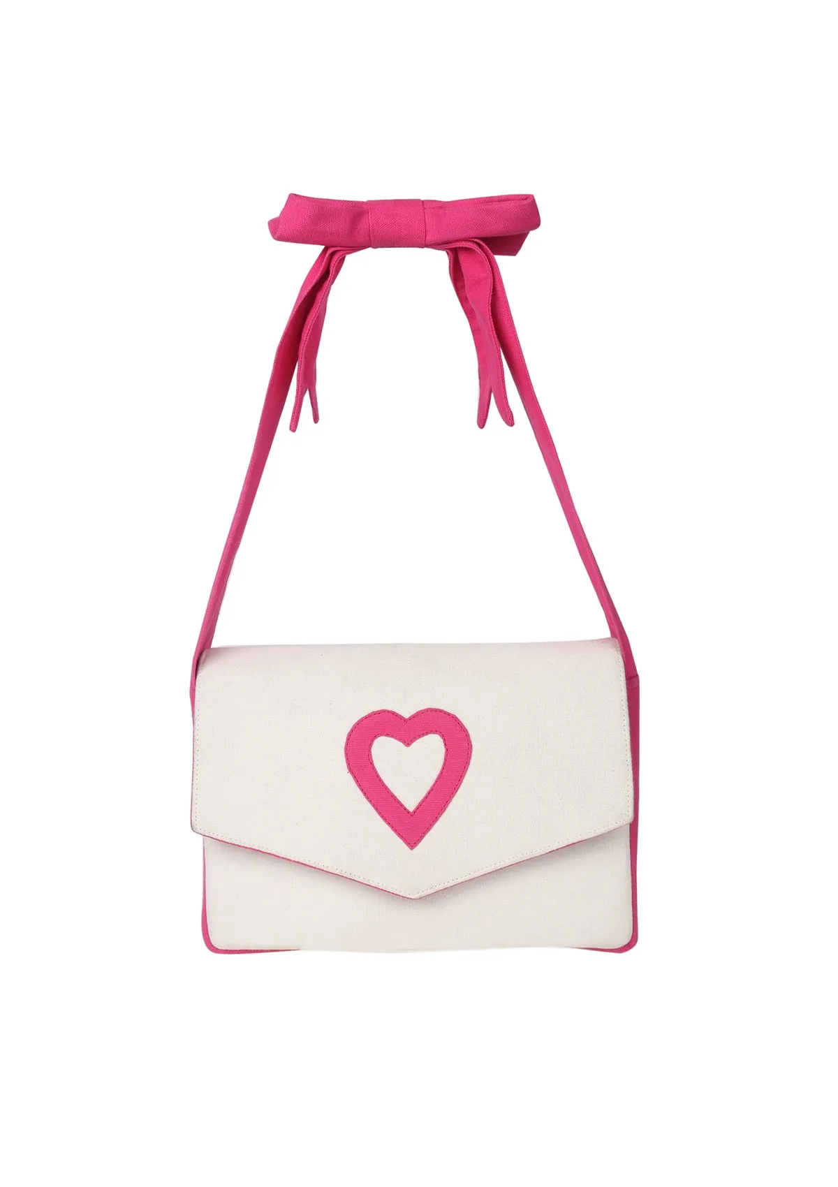 VALENTINE CLUTCH HOT PINK