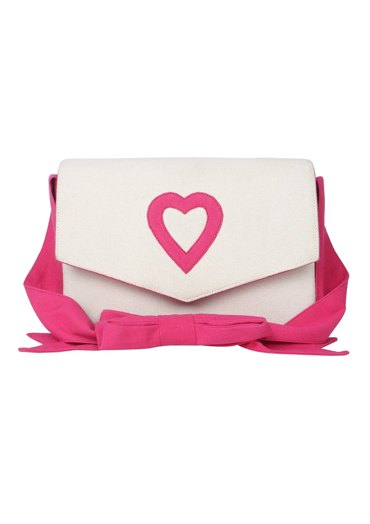 VALENTINE CLUTCH HOT PINK