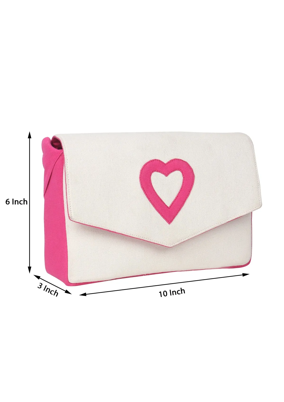 VALENTINE CLUTCH HOT PINK
