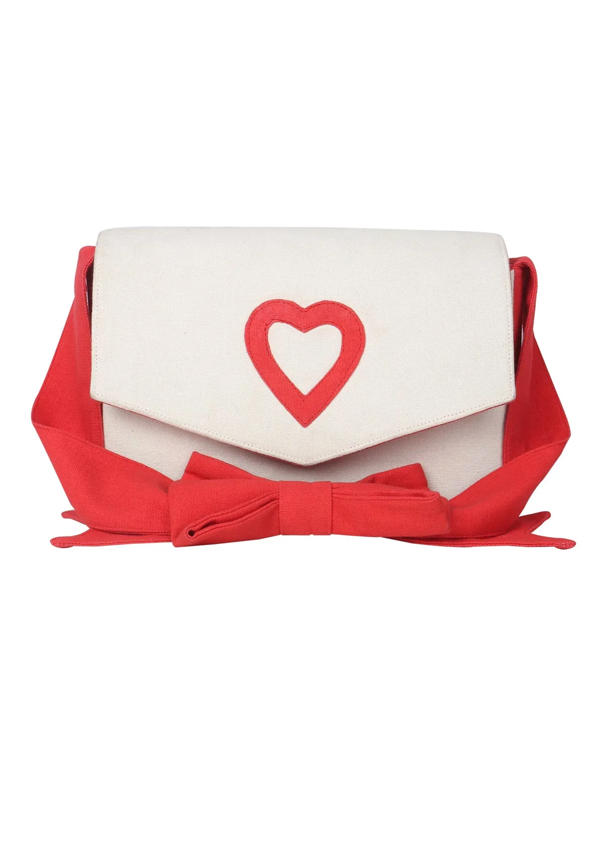 VALENTINE CLUTCH RED