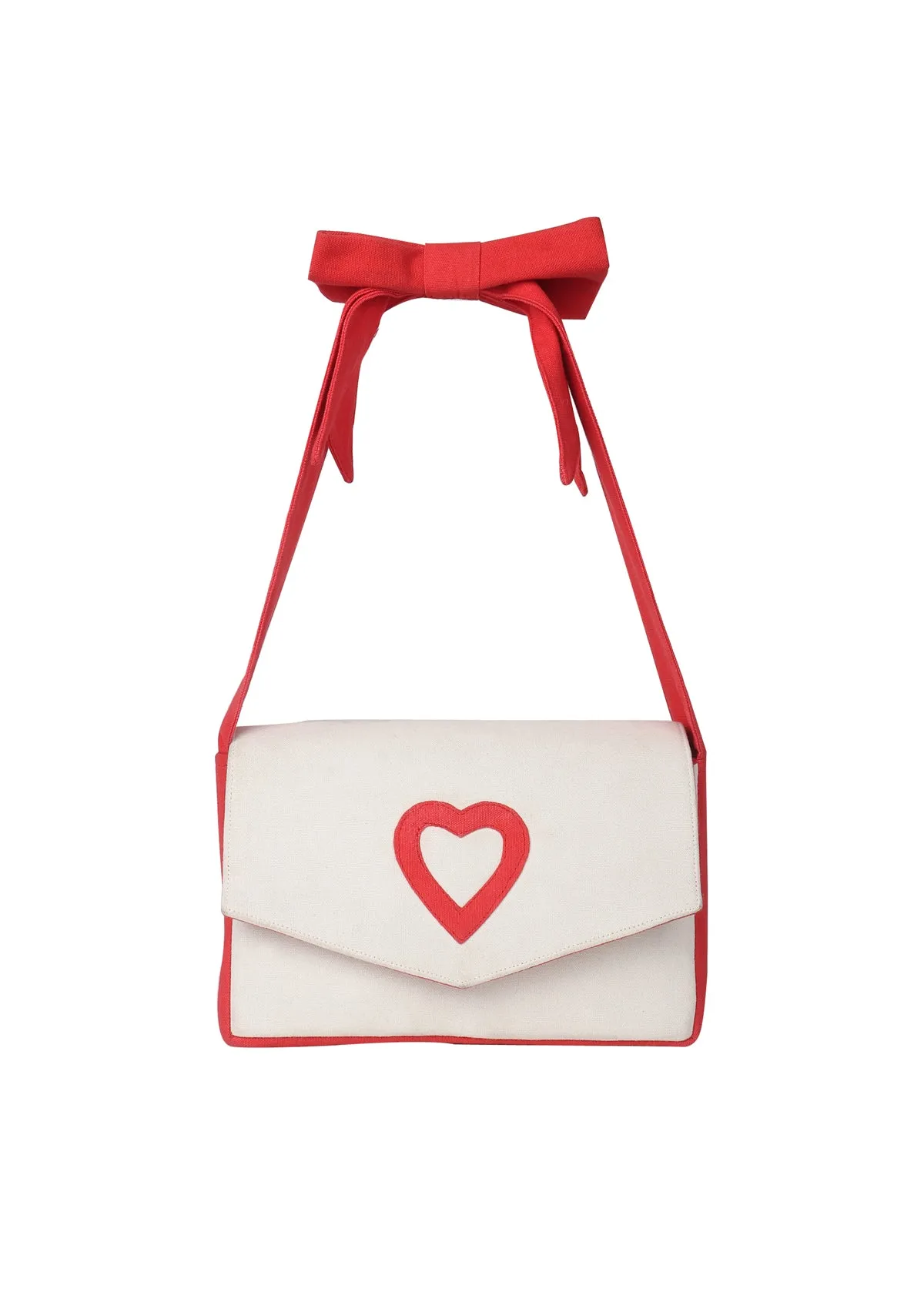 VALENTINE CLUTCH RED