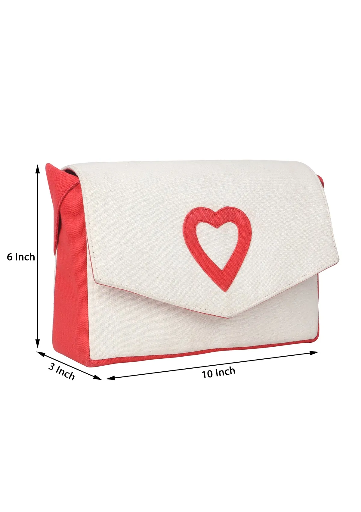 VALENTINE CLUTCH RED