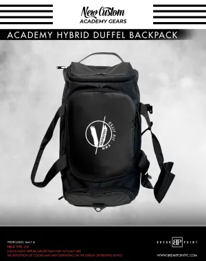 Vanquish MMA & Jiu Jitsu Academy Hybrid Duffel Backpack #1408