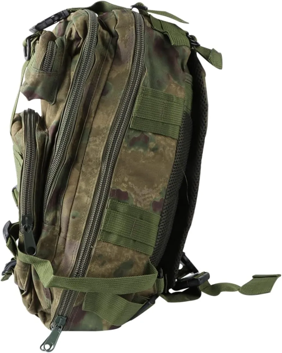 VANZACK Backpack for Men Camouflage Green 20-35l Compact Style Pack Outdoor Hiking Trekking Comfortable Straps Storage