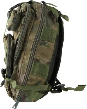 VANZACK Backpack for Men Camouflage Green 20-35l Compact Style Pack Outdoor Hiking Trekking Comfortable Straps Storage