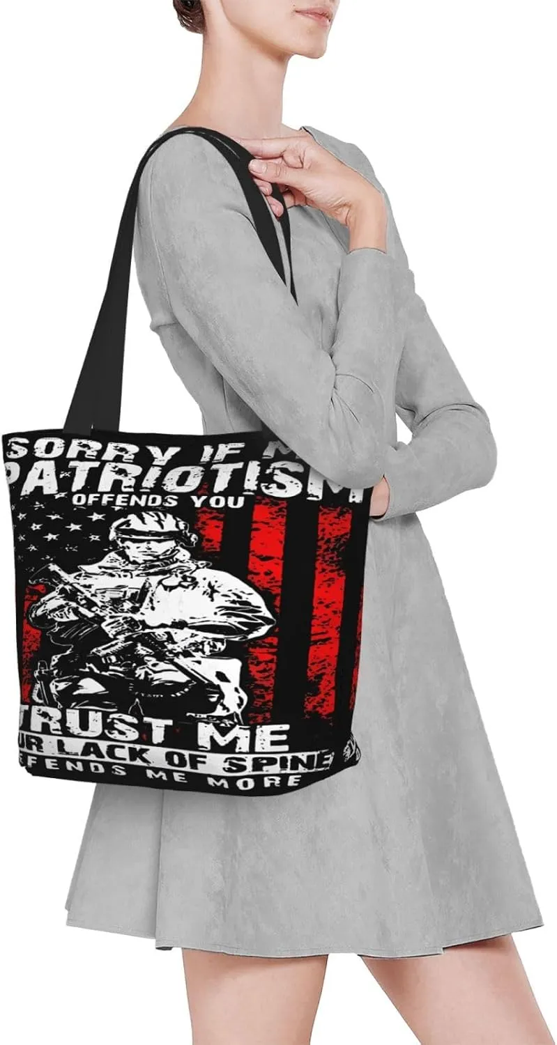 Vegan From My Head Tomatoes Vegetarian Tote Bag for Women Lightweight Shopping Handbag Large Capacity Shoulder Bag