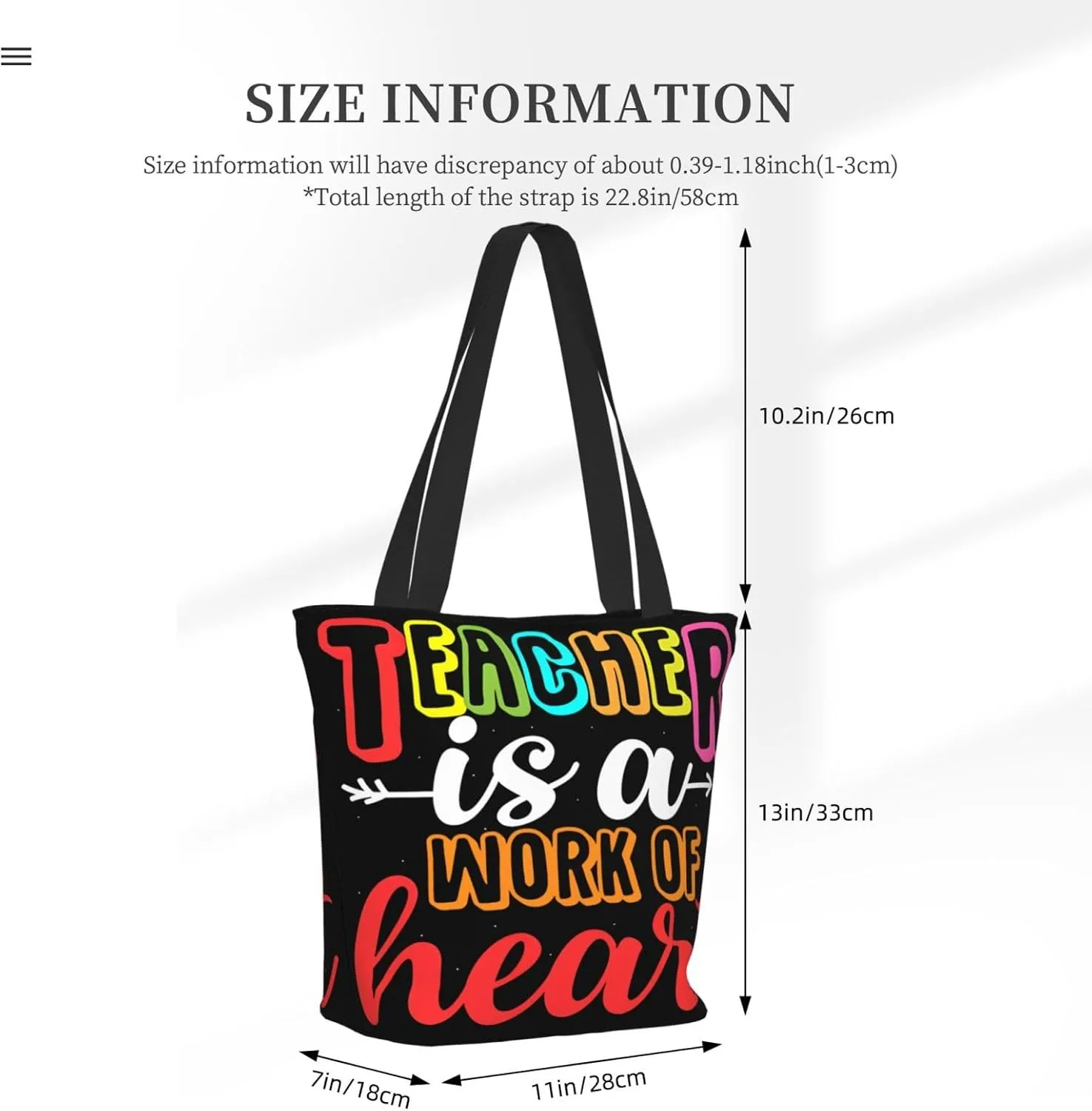 Vegan From My Head Tomatoes Vegetarian Tote Bag for Women Lightweight Shopping Handbag Large Capacity Shoulder Bag