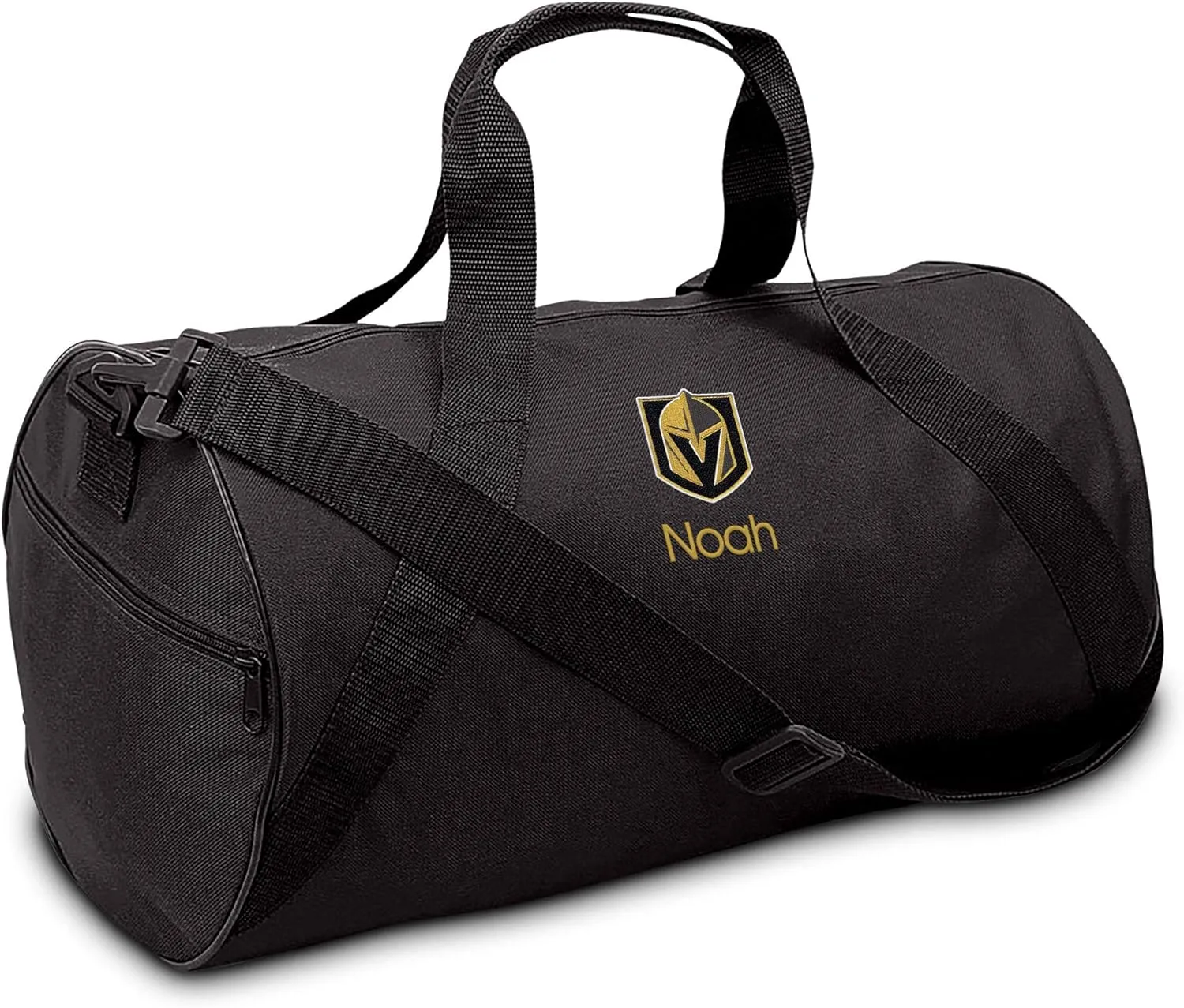 Vegas Golden Knights Personalized Youth Duffel Bag, Officially Licensed (Black)
