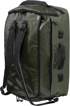 Vertx RLT Tactical Travel Duffel Bag Backpack for Men and Women, Compatible with Vertx Tactigami for Survival EDC Gear, CCW Concealed Carry, Hunting Luggage, 80L, OD Green