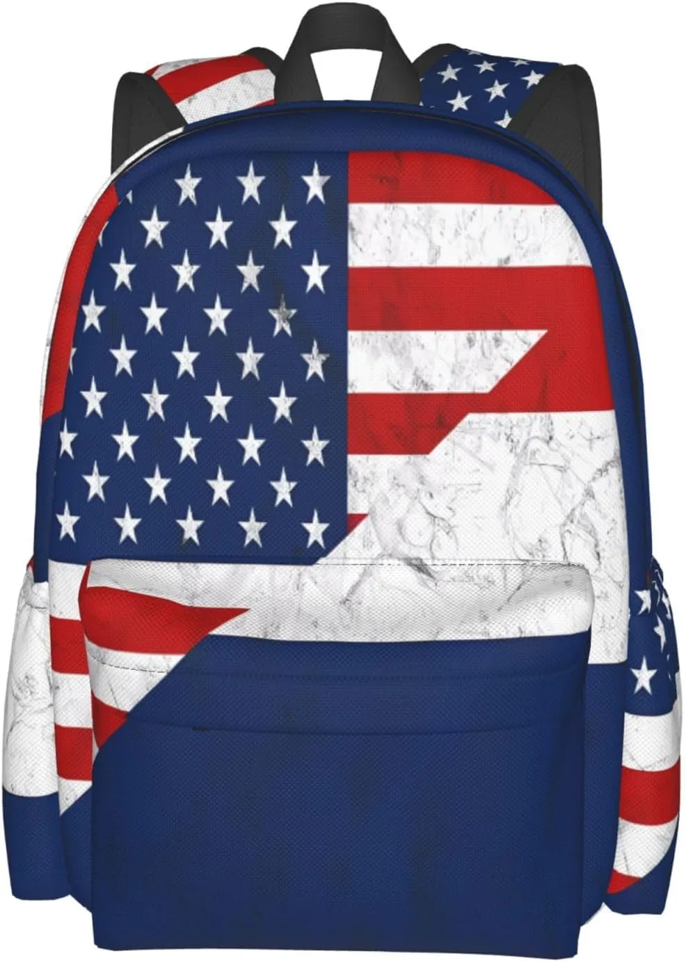 Vintage American Netherlands Flag Large Travel Backpack Casual Backpacks Laptop Daypack Working Rucksack Lightweight Back Pack Sports Bag with Adjustable Shoulder Strap