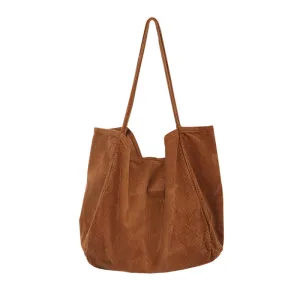 Vintage Corduroy Tote Bag