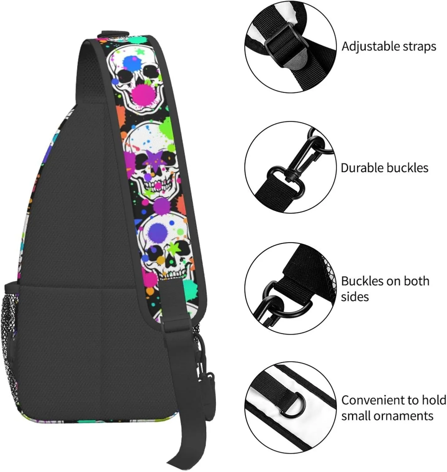 VOOHDDY Sling Bag For Women Men Travel Hiking Backpack Crossbody Shoulder Chest Bags Casual Daypack Sport