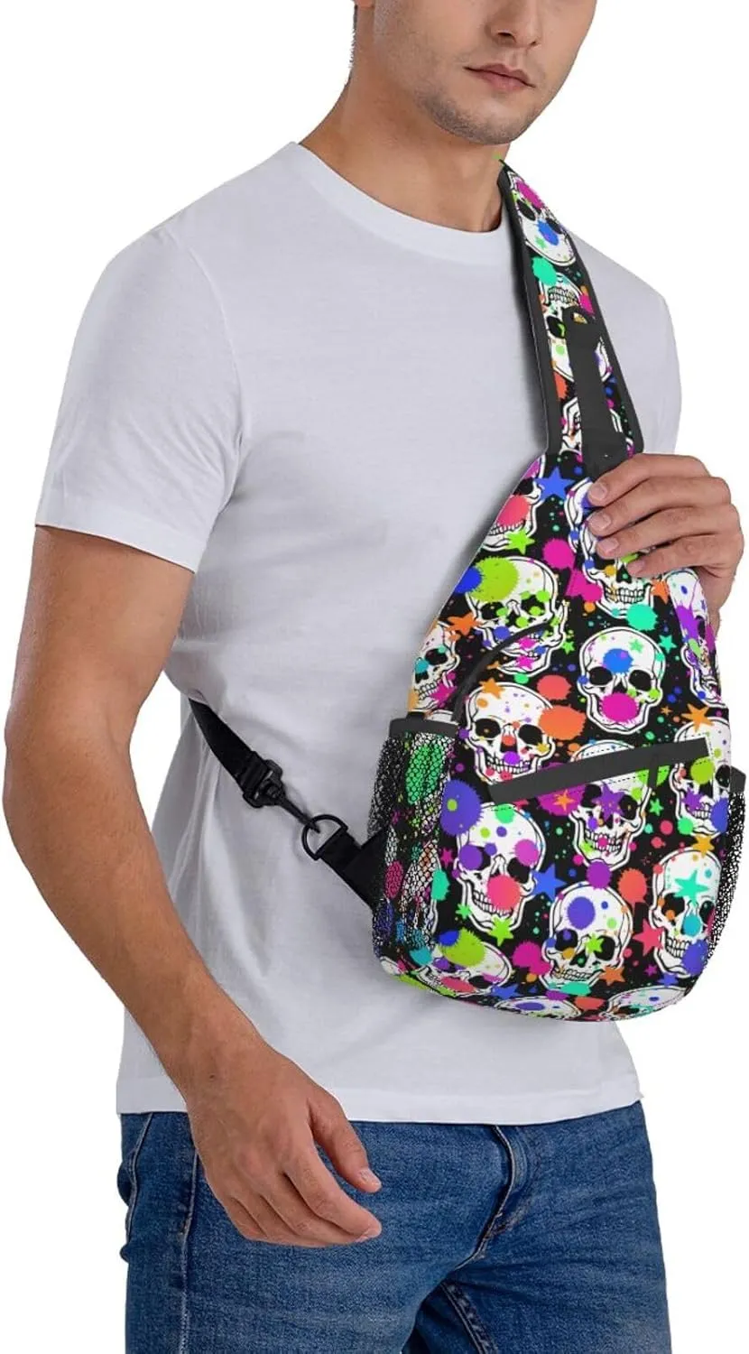 VOOHDDY Sling Bag For Women Men Travel Hiking Backpack Crossbody Shoulder Chest Bags Casual Daypack Sport