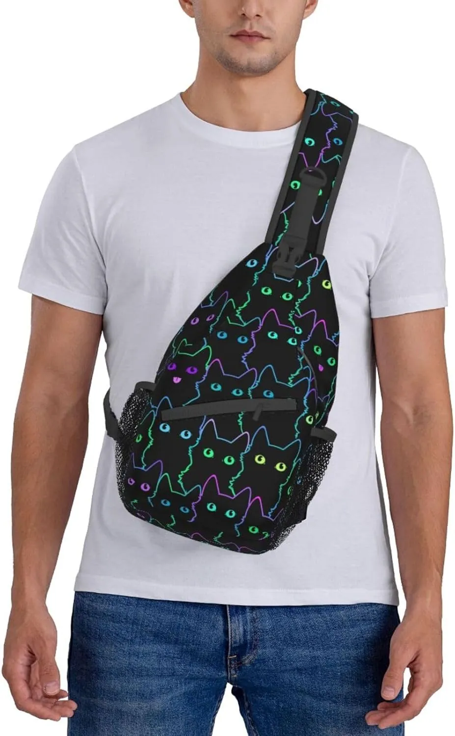 VOOHDDY Sling Bag For Women Men Travel Hiking Backpack Crossbody Shoulder Chest Bags Casual Daypack Sport