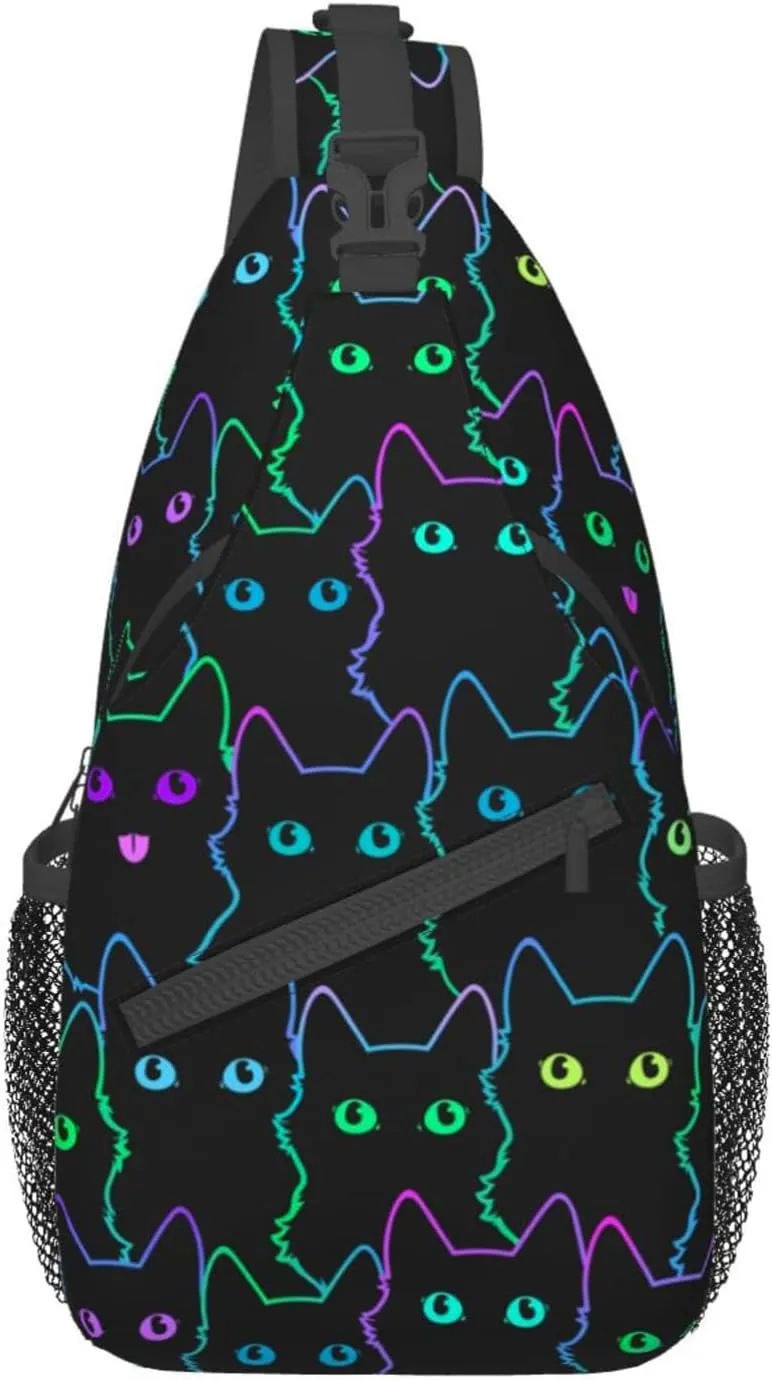 VOOHDDY Sling Bag For Women Men Travel Hiking Backpack Crossbody Shoulder Chest Bags Casual Daypack Sport