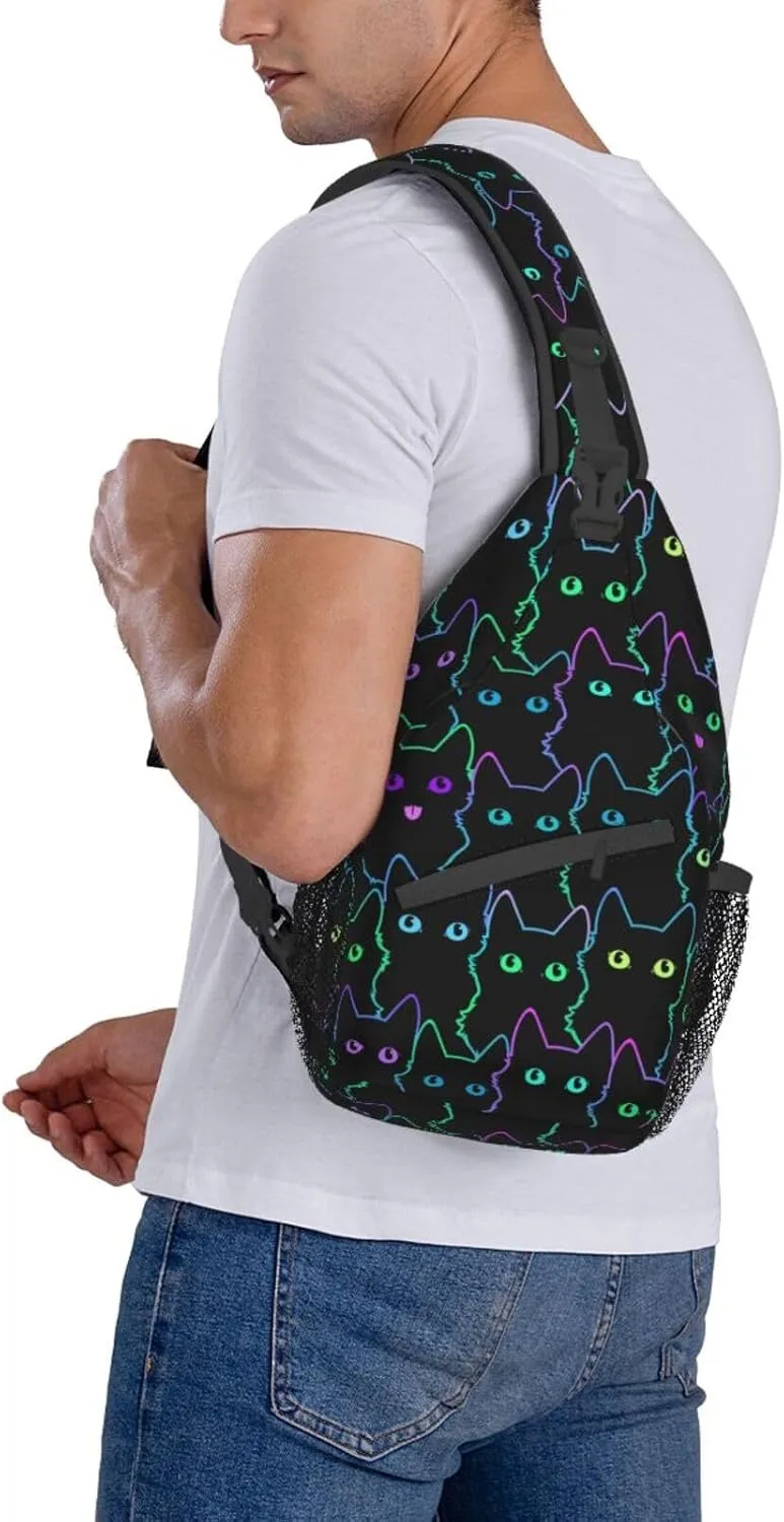 VOOHDDY Sling Bag For Women Men Travel Hiking Backpack Crossbody Shoulder Chest Bags Casual Daypack Sport