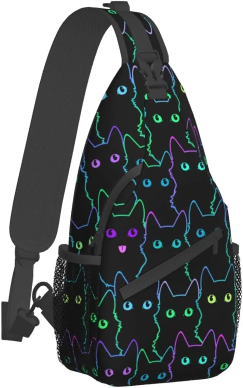 VOOHDDY Sling Bag For Women Men Travel Hiking Backpack Crossbody Shoulder Chest Bags Casual Daypack Sport