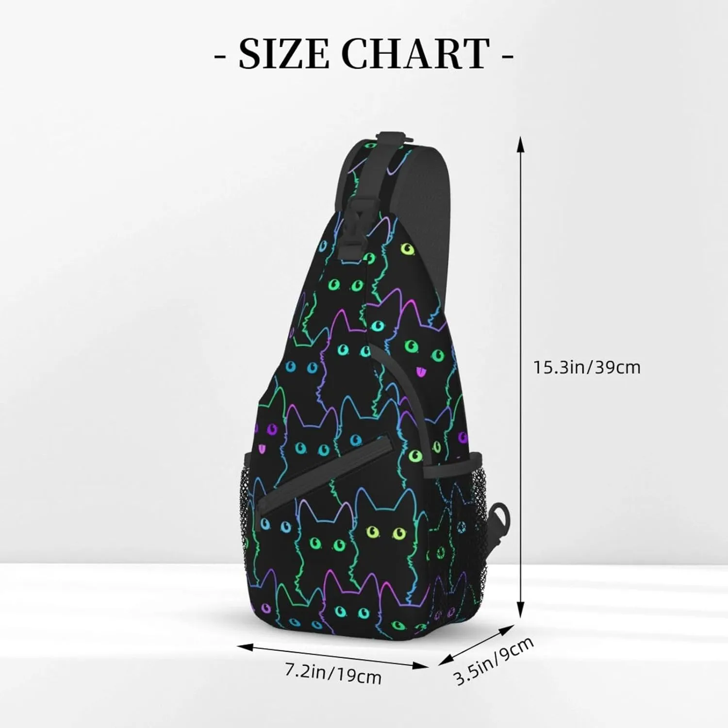 VOOHDDY Sling Bag For Women Men Travel Hiking Backpack Crossbody Shoulder Chest Bags Casual Daypack Sport