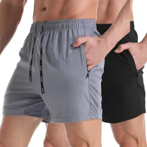 VPOS Gym Shorts for Men 5 Inch - Lightweight Mens Athletic Shorts Quick Dry Workout Running Shorts with Zipper Pockets
