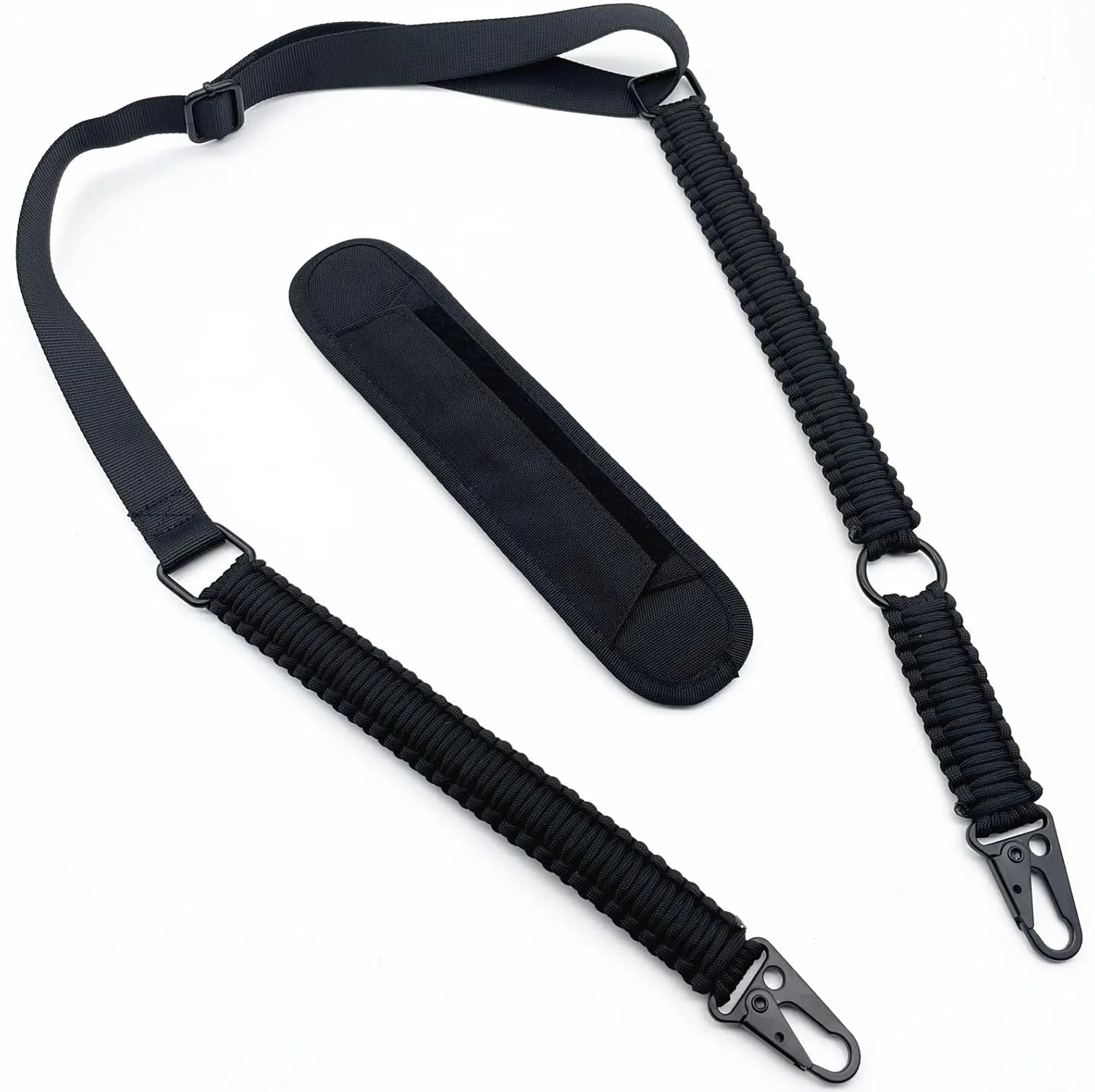 VVAAGG Paracord Sling with Shoulder Pad and QD Sling Mount, 2 Point QD Sling