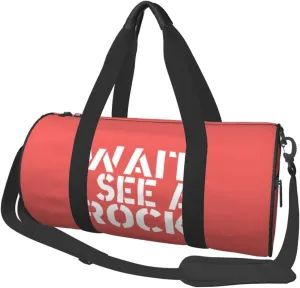 Wait I See A Rock Geology Geologist Duffel Bag Gym Bag Travel Sports Tote Large Foldable Beach Swim Yoga9