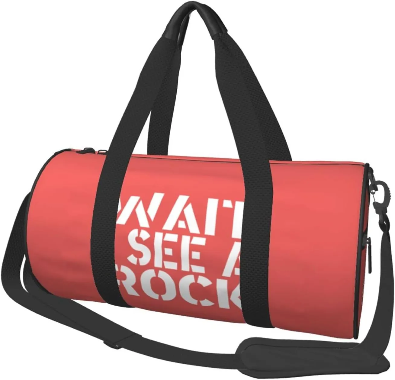 Wait I See A Rock Geology Geologist Duffel Bag Gym Bag Travel Sports Tote Large Foldable Beach Swim Yoga9