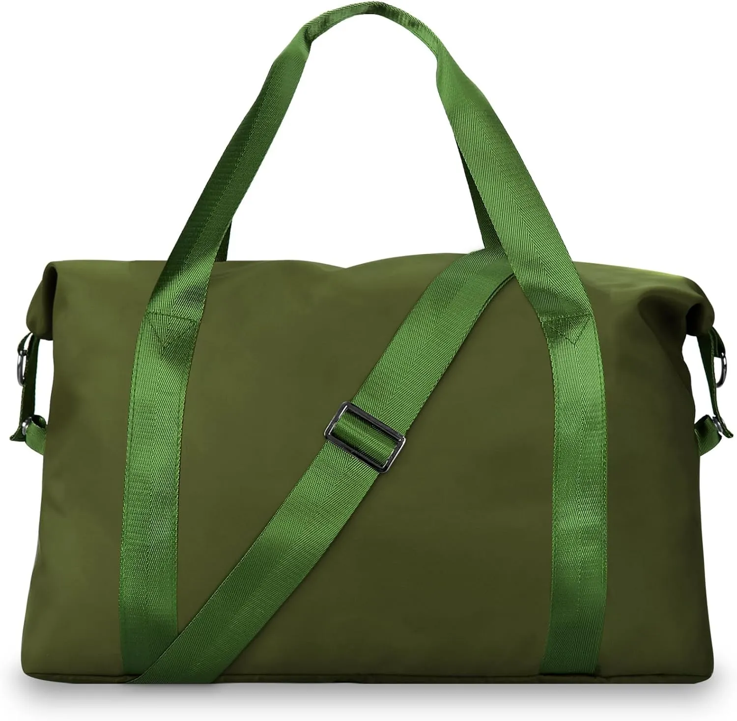 WALNEW Travel Duffle Bag for Women - Water-resistant Duffle Bag with Wet Pocket, Carry On Personal Item Travel Bag, Weekender Overnight Bag, Hospital Bag for Women Labor Delivery, Green