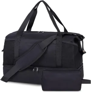 Wandering Nature For Spirit Airlines Personal Item Bag 18x14x8 Travel Duffel Bag Underseat Carry on Luggage with Shoe Compartment Wet Pocke Toiletry Pouch for Women Men Patent Pending