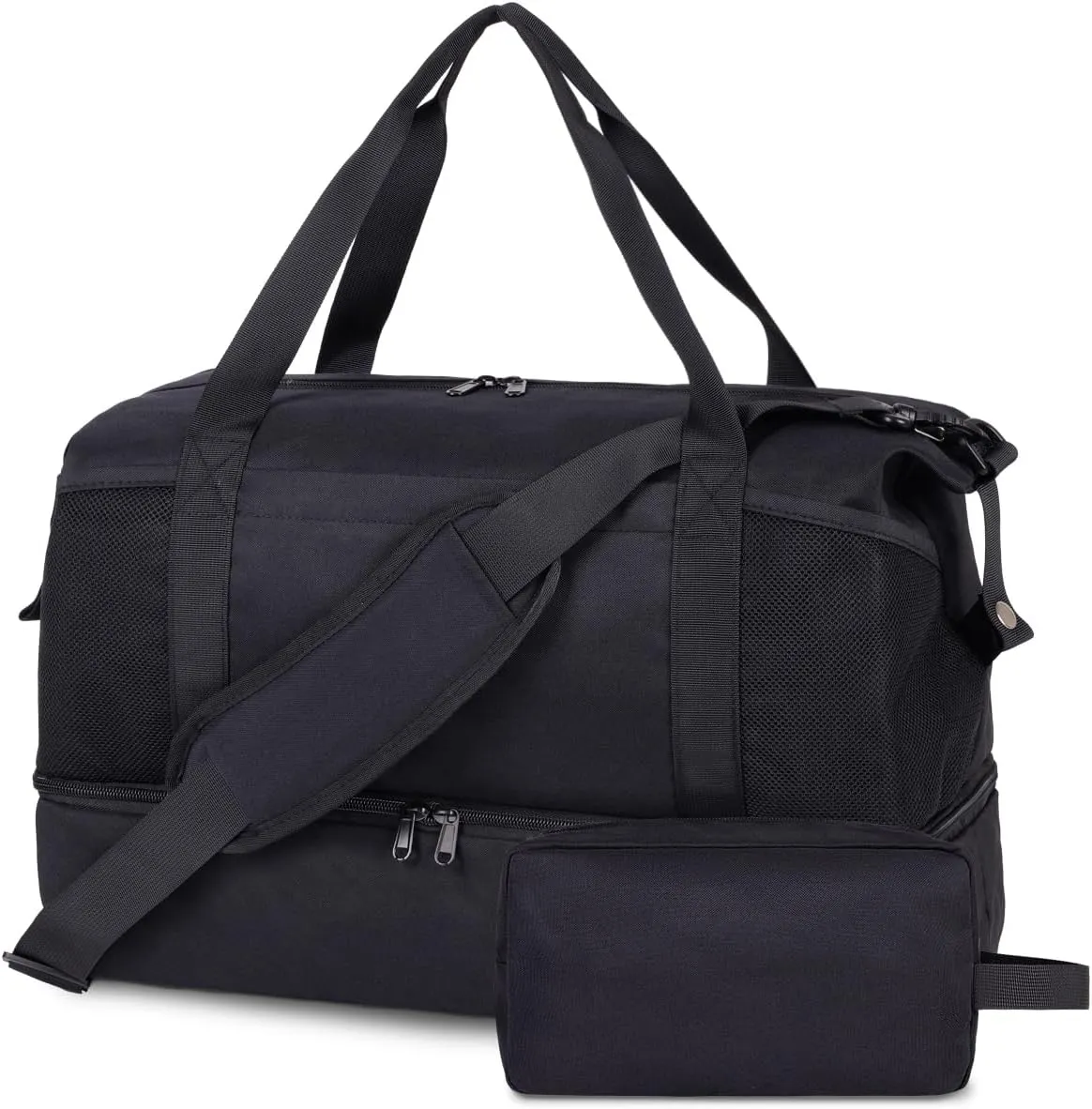 Wandering Nature For Spirit Airlines Personal Item Bag 18x14x8 Travel Duffel Bag Underseat Carry on Luggage with Shoe Compartment Wet Pocke Toiletry Pouch for Women Men Patent Pending