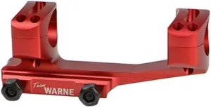 WARNE XSKEL30TW Gen 2, Extended Skeletonized 30mm MSR Mount, 6061 T6 Aluminum, Steel Threaded Inserts, Black