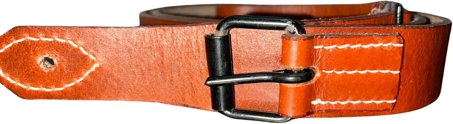 warreplica Austrian Austria Hungarian Steyr-Mannlicher m95 m-95 m1895 / Czech VZ24 VZ23 VZ-24 VZ-23 98 Mauser Leather Sling/Carbine Sling - Reproduction
