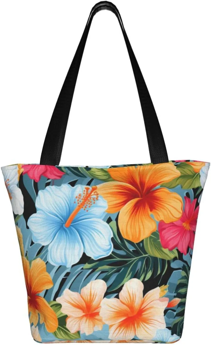 Watermelon Watermelon Seeds Women's Tote Bag Lightweight Shopping Handbag Travel Shoulder Bag With Zipper