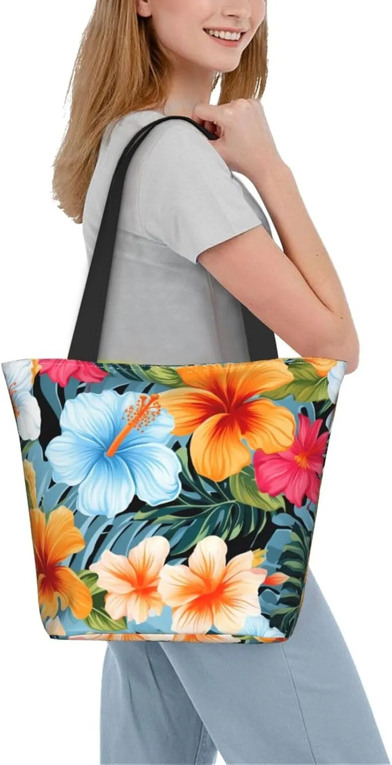 Watermelon Watermelon Seeds Women's Tote Bag Lightweight Shopping Handbag Travel Shoulder Bag With Zipper
