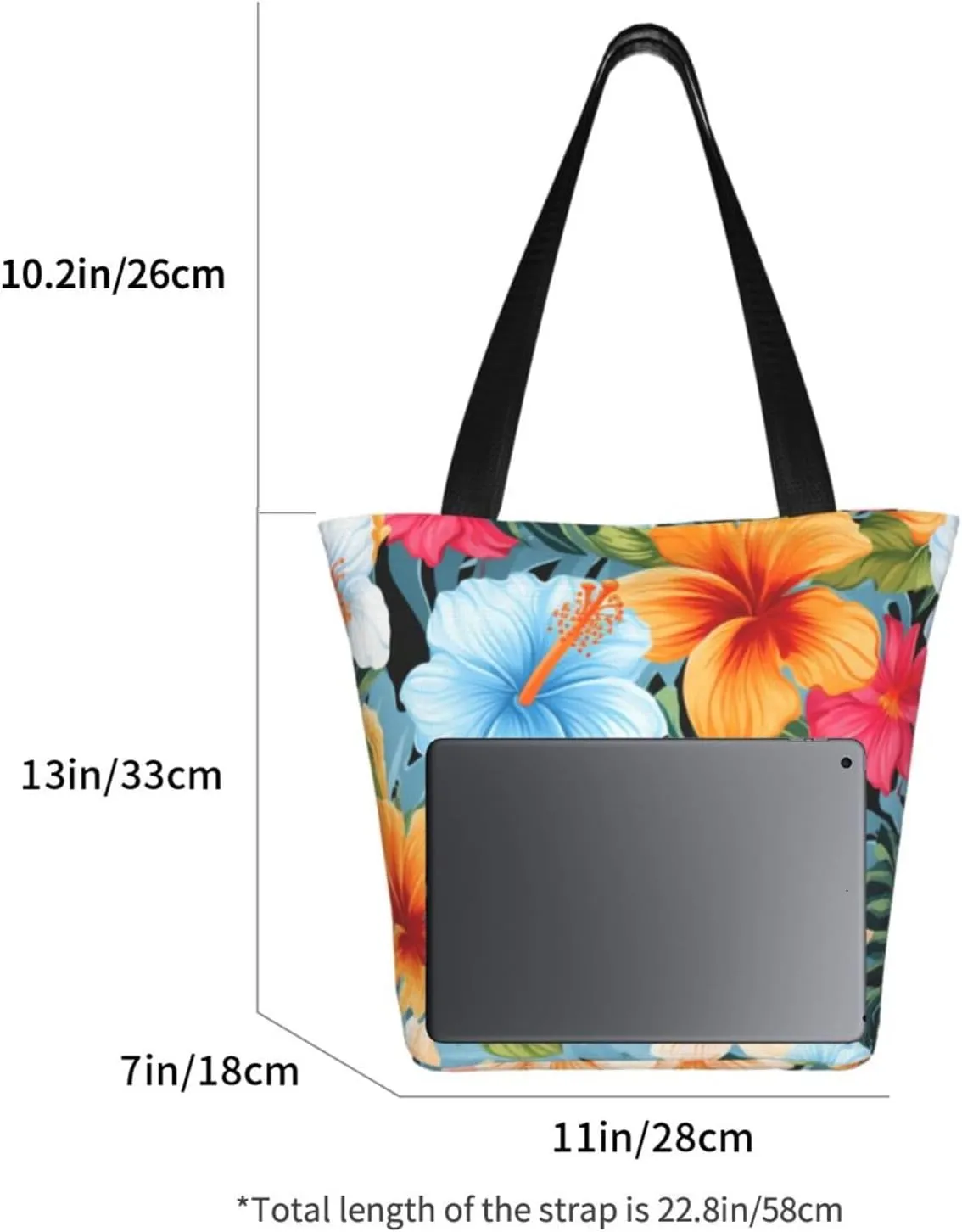 Watermelon Watermelon Seeds Women's Tote Bag Lightweight Shopping Handbag Travel Shoulder Bag With Zipper