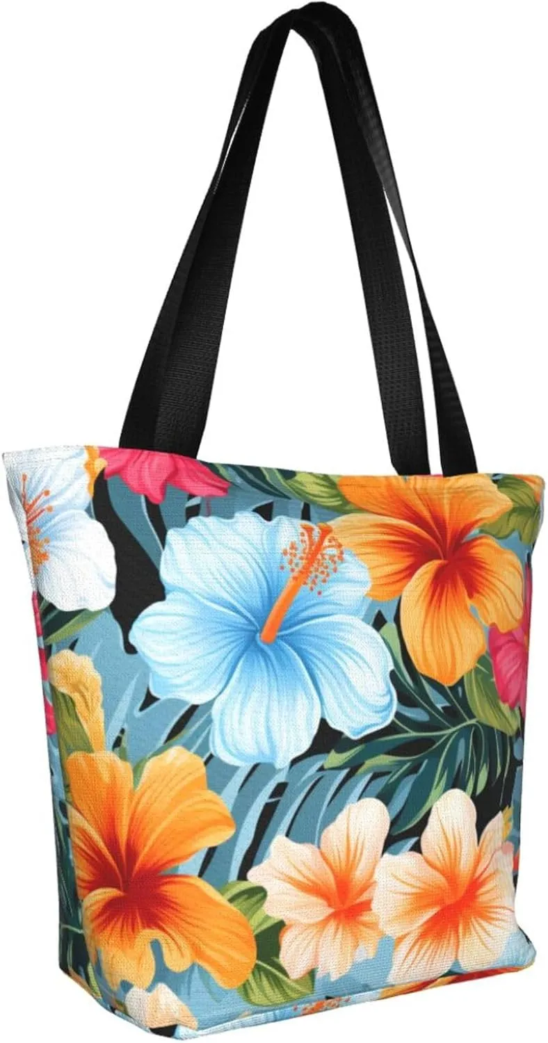 Watermelon Watermelon Seeds Women's Tote Bag Lightweight Shopping Handbag Travel Shoulder Bag With Zipper