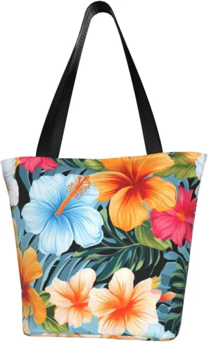 Watermelon Watermelon Seeds Women's Tote Bag Lightweight Shopping Handbag Travel Shoulder Bag With Zipper