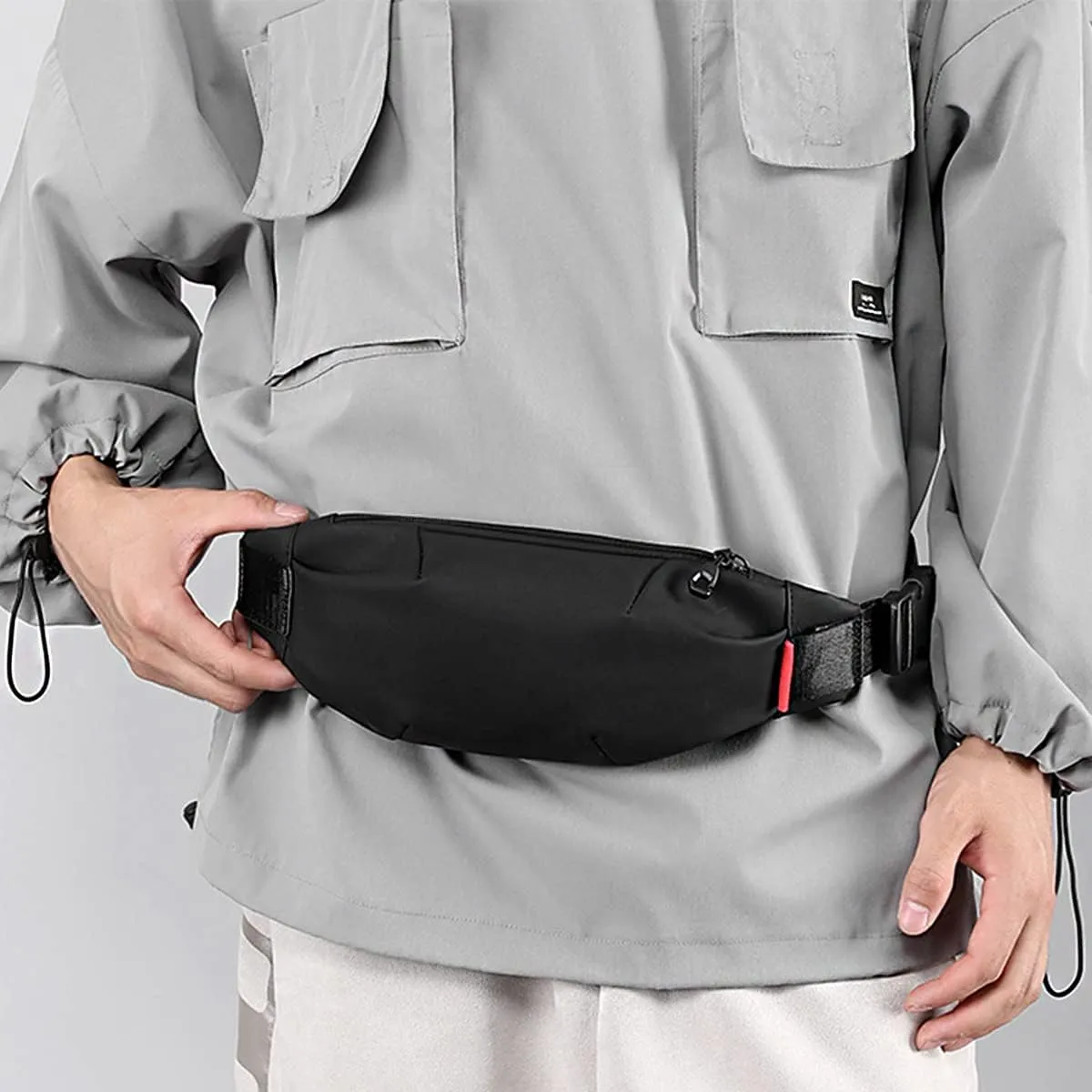 Waterproof Sling Bag Travel Waist Bag for Man Woman Lightweight Crossbody Shoulder Backpack for Biking Hiking Work