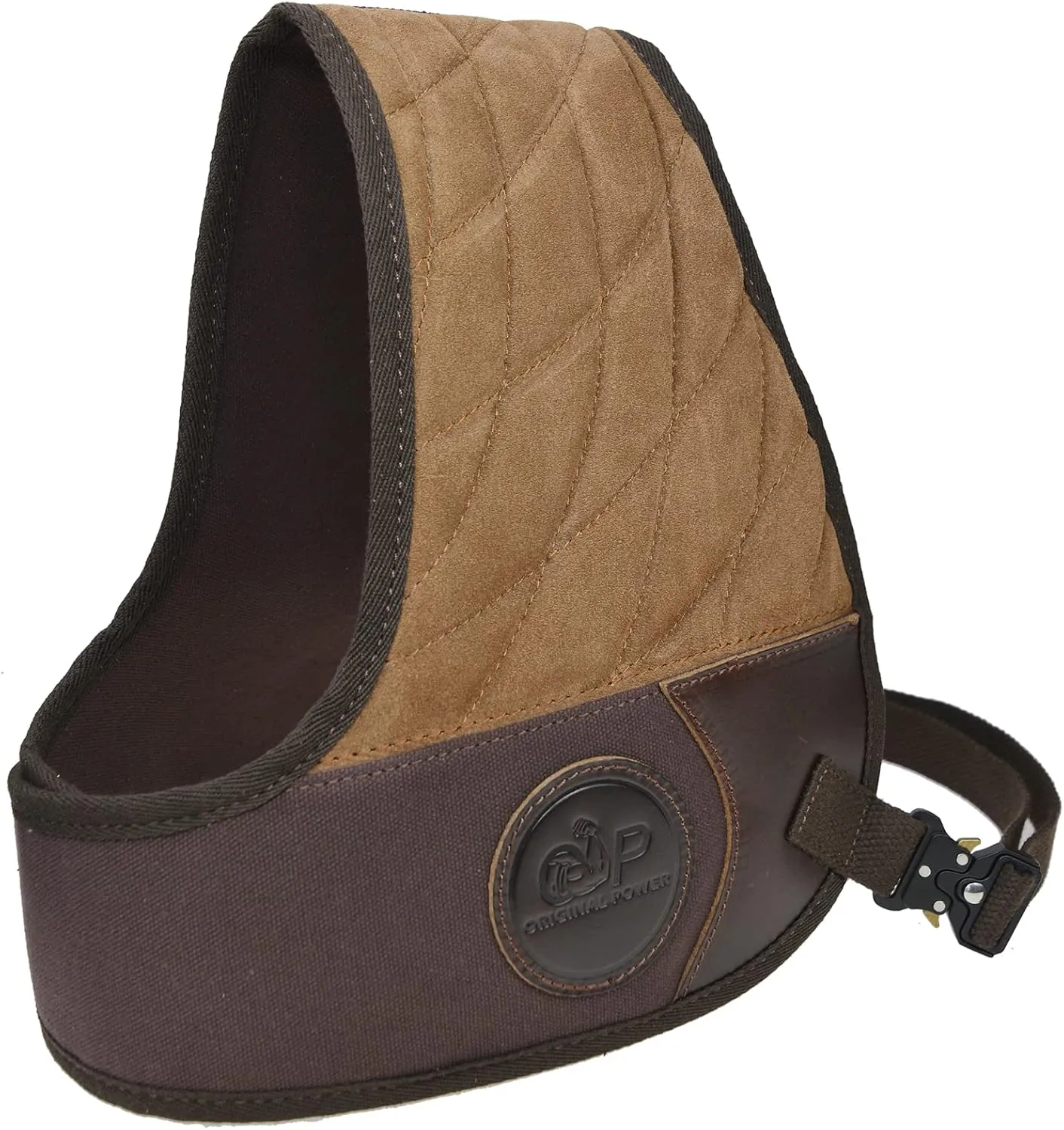 WAYNE'S DOG Leather Canvas Shooting Recoil Shields with Durable Construction, Solid Fit and Padding for Range, Shooting, Hunting
