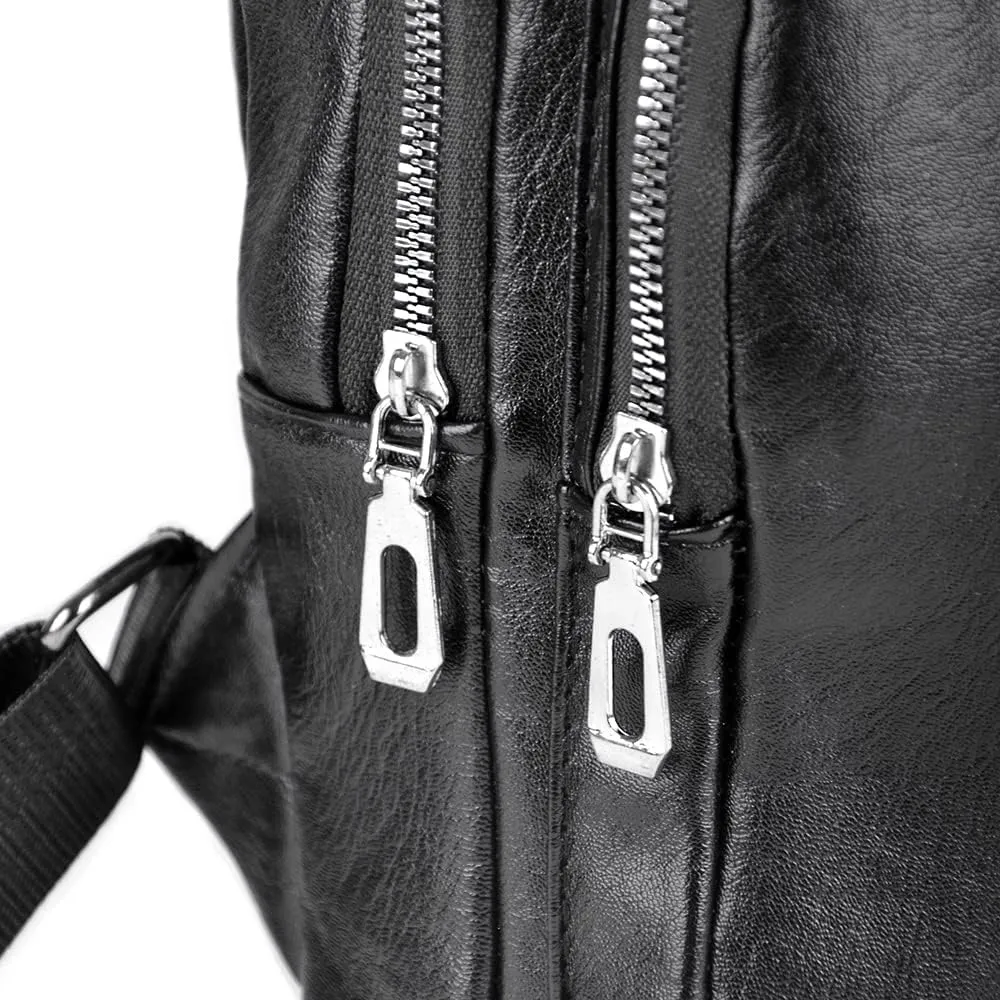 WESTEND Small Crossbody Leather Sling Bag with Adjustable Strap - Travel Small Daypack
