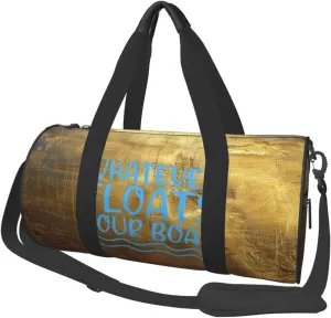 Whatever Floats Your Boat Duffel Bag Gym Bag Travel Sports Tote Large Foldable Beach Swim Yoga8