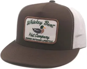 WHISKEY BENT HAT CO. Green Head Adjustable Snapback Outdoor Lifestyle Duck Hat